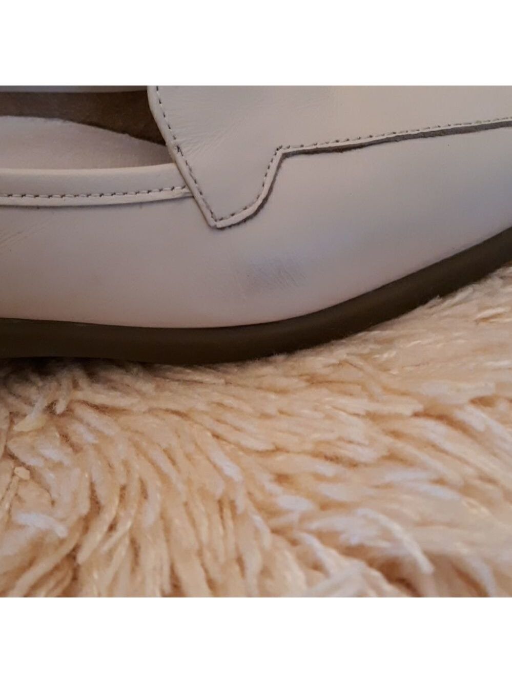 I ♥️ Comfort Tan leather Slip on Shoes Size 8W - Picture 8 of 8